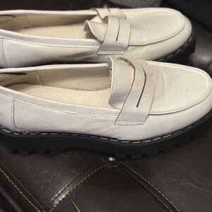 Othr Cream Loafers with Black Soles